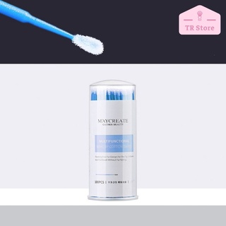 Chiết 20 tăm bông đầu siêu nhỏ micro nano dành cho trang điểm viền mắt, viền môi, tẩy khuyết điểm Maycreate