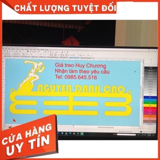 Giá treo huy chương điền kinh, hình cúp siêu đẹp