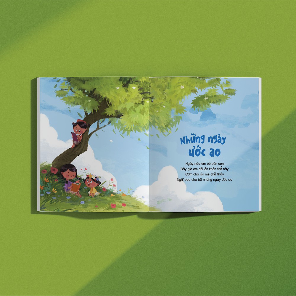 Ảnh Sách - Thơ tập nói ca dao "Ngày nào em bé cỏn con" - Crabit Kidbooks 4