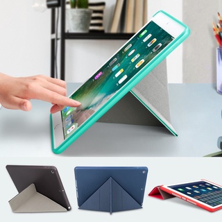 Bao da ipad Silicon Gập Tam Giác chất đẹp ốp ipad Pro 12.9/11/9.7/10.5/Air4/10.2 gen 7/8...MART CASE
