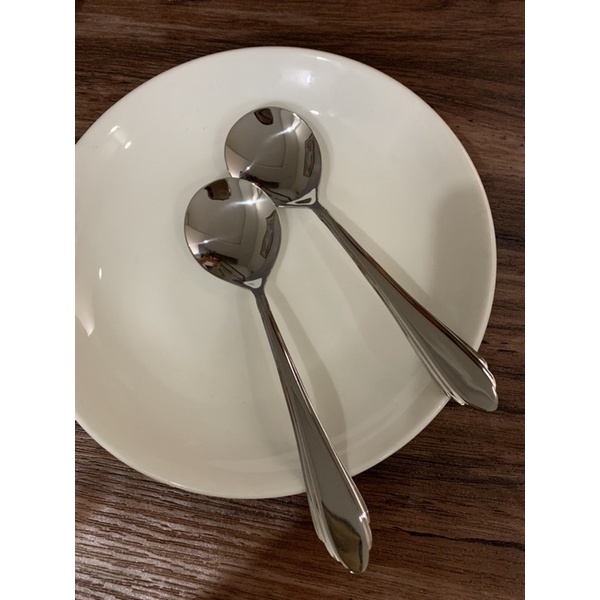 Muỗng inox cơm phở đầu tròn 1 cái