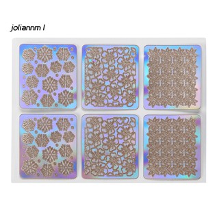 [Hàng mới về] Set 12 tấm dập khuôn mẫu trang trí móng tay độc đáo