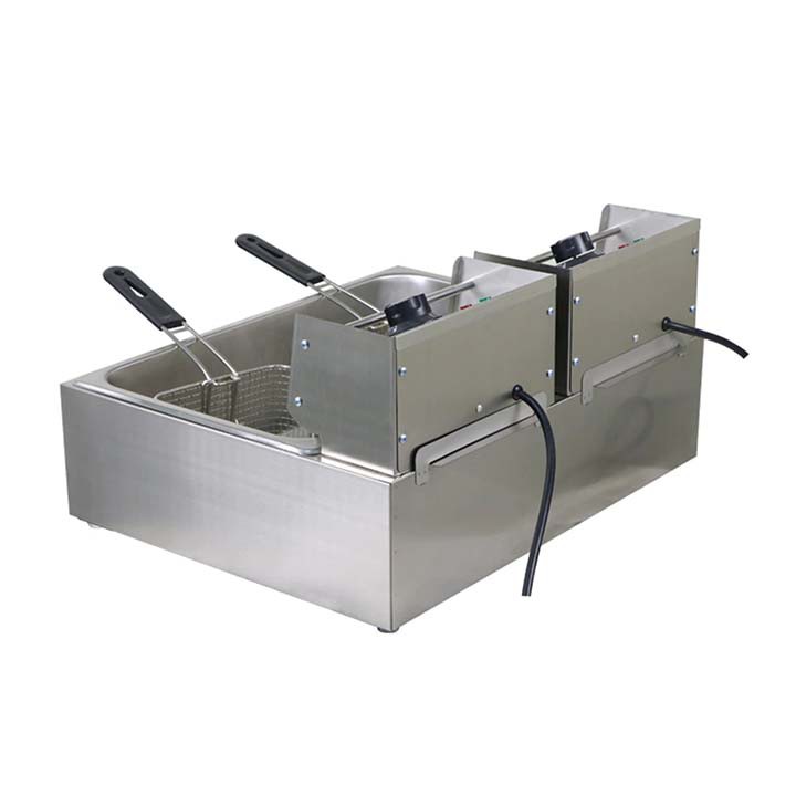 Bếp chiên nhúng điện SUNNY 5000W chất liệu inox dày dặn, bền bỉ theo thời gian