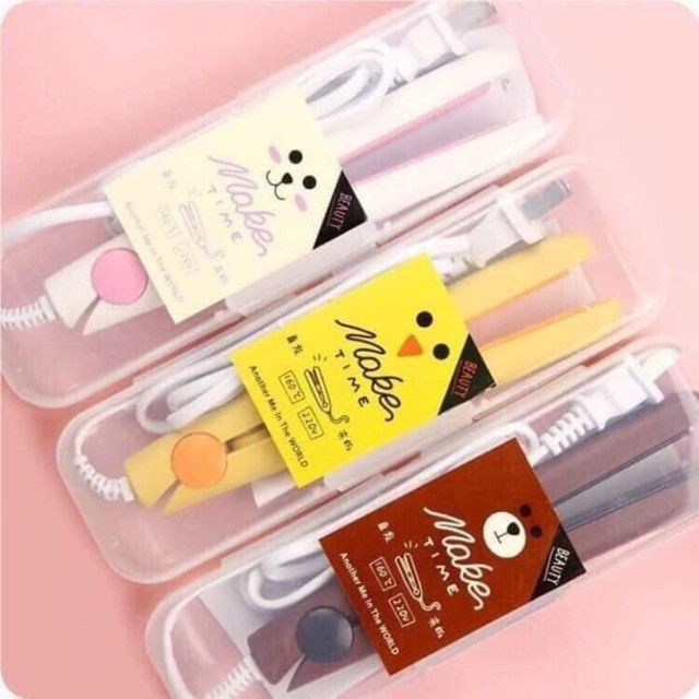 Máy uốn duỗi tóc💚CAM KẾT CHUẨN💚Máy là tóc mini socute HT0173(TUYỂN   )