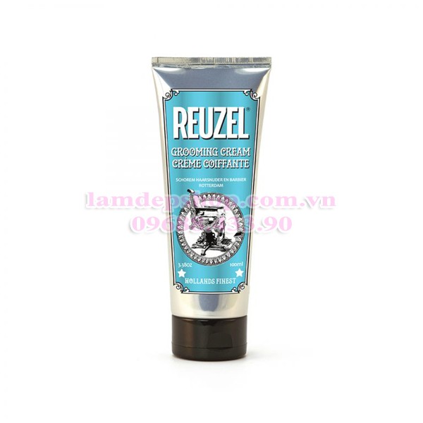 Kem tạo kiểu giữ nếp nhẹ,  tự nhiên - Reuzel Grooming Cream (100ml) - LT2026