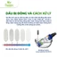 Dầu dừa nguyên chất ép lạnh Vietcoco dưỡng hồng mềm môi 2ml - Oganico