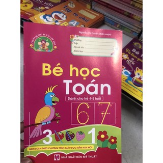 Combo 10quyển  Tập tô chữ, số, đánh vần , học vần tặng kèm 4 bút chì đốt