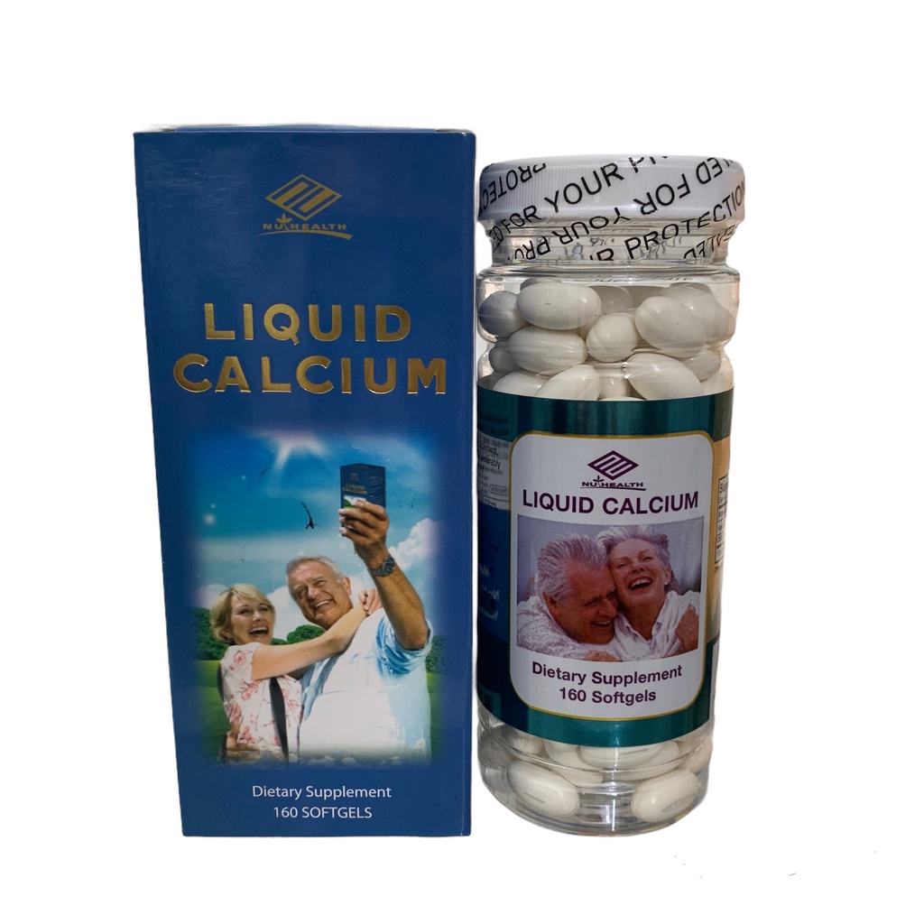 Viên Uống Bổ Sung Canxi Và Vitamin D Liquid Calcium Hộp 160 Viên