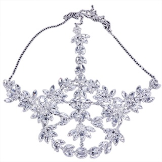 KRA Long Lanh Kim Cương Giả Mặt Rỗng Che Gothic Pha Lê Cho Kim Cương Giả Miệng Hộp Đêm Tiệc Cho Kim Cương Giả V