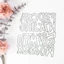 MỘT Khuôn Cắt Kim Loại Chữ Thép Carbon Dập Nổi Mẫu Thêu Sò Trang Trí Dập Nổi Chết Stencil