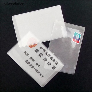 Set 10 Túi Nhựa PVC Trong Suốt Đựng Thẻ ID Tiện Dụng