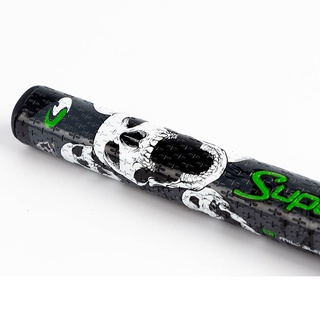 2.0 Skull Print Golf Super Stroke Putter Club Grip Ultra Slim Mid for Outside Playing