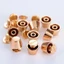VVDZA 10 Bộ / túi 10 / 12 Mm Dây Đeo Đinh Tán DIY Da Thủ Công Quần Áo / Túi / Giày Kim Loại Móng Tay Xô Mái Vòm