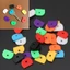 KIN 32 Chiếc Cho Mũ Chìa Khóa Thiết Thực Cho Vỏ Chìa Khóa Thẻ Topper Nhãn ID Silicone Mã Hóa Màu Sắc Cho Chìa Khóa Nhận Dạng Bao Phù Hợp