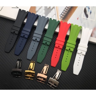 Dây Đeo Thay Thế Bằng Cao Su Thiên Nhiên 26mm Cho Audemars And Piguet watch band 15400 / 15500