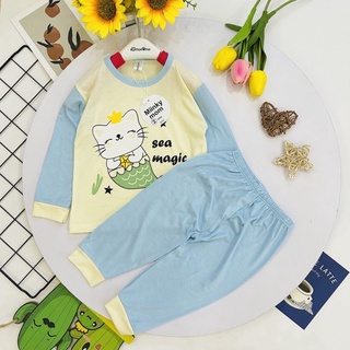 [Loại 1] Bộ dài tay cho bé minky mom thun lạnh mềm mướt - quần áo thu đông bé trai bé gái - Thời trang trẻ em