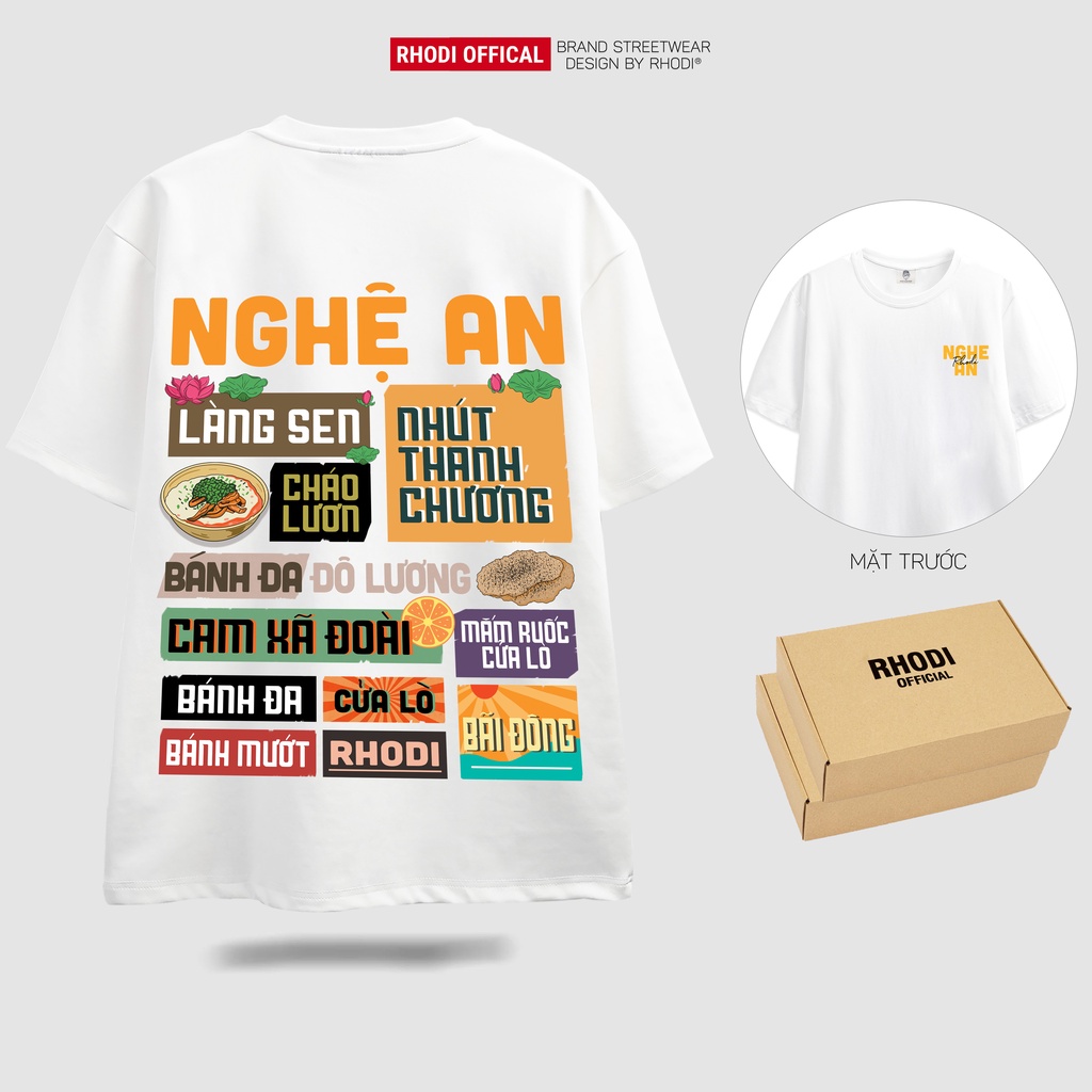 Áo phông local brand RHODI dáng tay lỡ unisex phong cách ulzzang nelly 37TEE Nghệ An