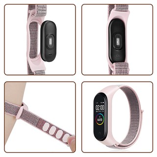 Dây đeo sợi nylon cho đồng hồ thông minh Xiaomi Mi Band 7 6 5 Miband 3 4