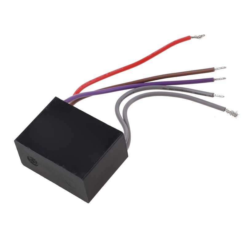 Tụ điện quạt trần trại CBB61 4 5uf + 6uf + 6uf 5 dây 250V 5 tốc độ Tụ điện khởi động
