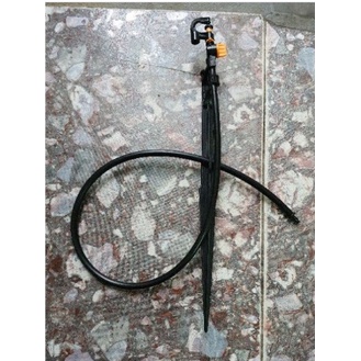 Bộ béc tưới phun mưa G5  - Bao gồm que cắm cố định béc tưới 45cm -Van khóa đầu béc 6mm - Khởi thuỷ 6mm 2 đầu gài