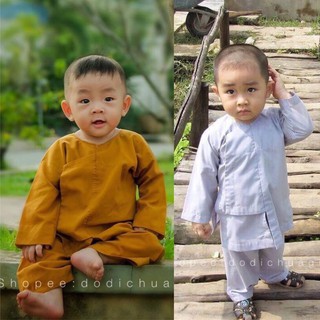 Đồ Lam Đi Chùa Cho Bé # Vạt Hò Cho bé # Đồ Bộ Bé Trai Gái # Quần Áo Bé