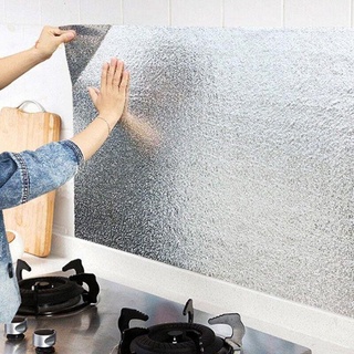 Cuộn Giấy Bạc Dán Bếp Cách Nhiệt, Miếng Decal Dán Tường Nhà Bếp Chống Thấm Bền Đẹp 2456