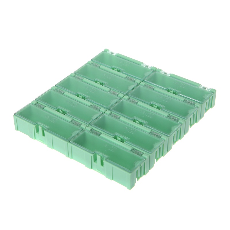 PCF * Mini SMD SMT Hộp Điện Tử IC Linh Kiện Điện Tử Lưu Trữ Cho Ốp Lưng 75x31 5x21