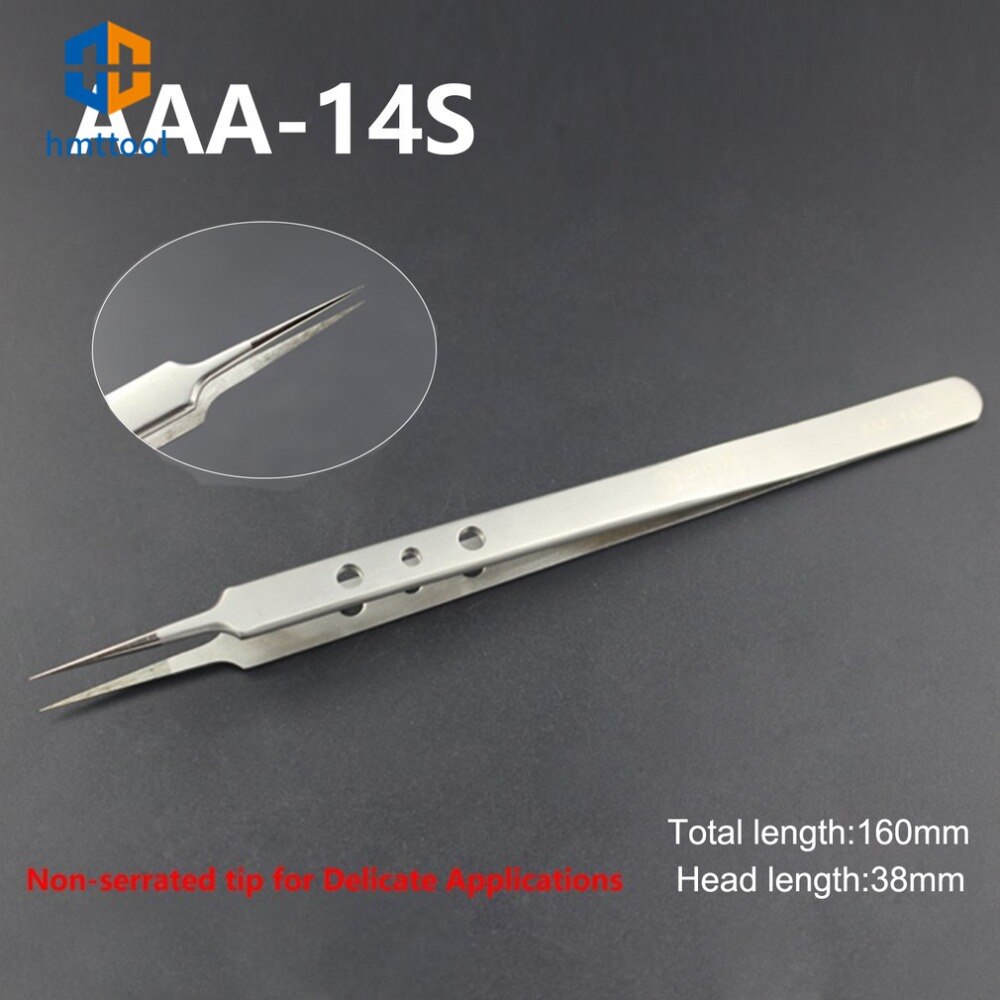AAA-12S / 14S / 15S SFDER Bộ Nhíp Cứng Chính Xác Bằng Thép Không Gỉ Cho Điện Thoại Di Động Mainboard Dụng Cụ Sửa Chữa