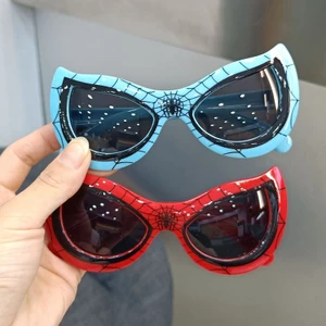 Trẻ Em Bé Trai Bé Gái Kính Mát Hoạt Hình Người Nhện Thời Trang Cá Tính Kính Mát Chống Nắng Trẻ Em
