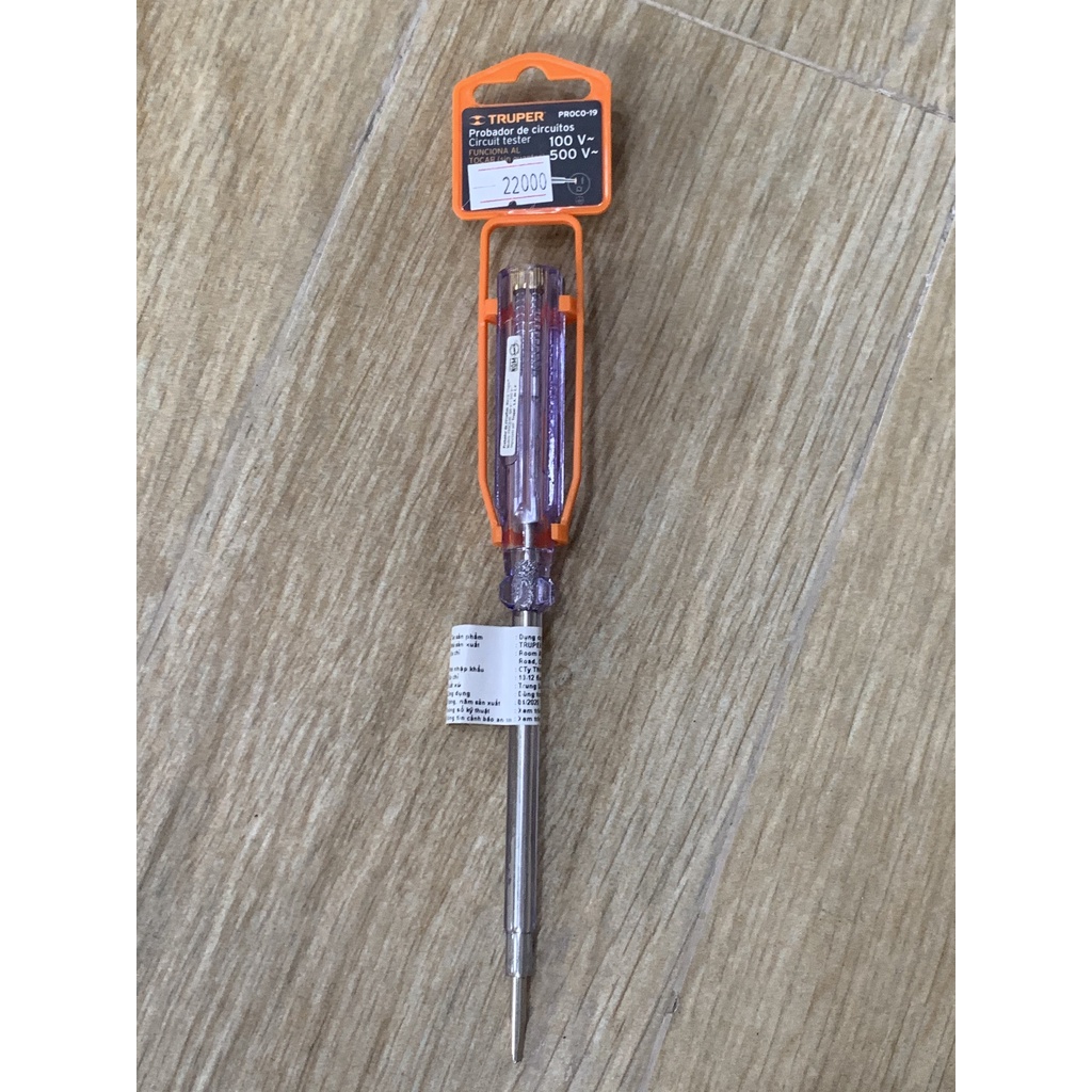 [HÀNG CHÍNH HÃNG MỚI 100%] BÚT THỬ ĐIỆN TRUPER (150MM, 178MM)