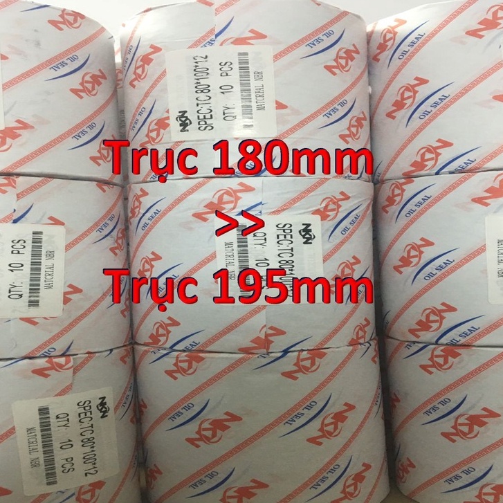 Phớt lò xo TC TG, Phớt dầu TC TG - Trục 180mm >> Trục 195mm ( material ...
