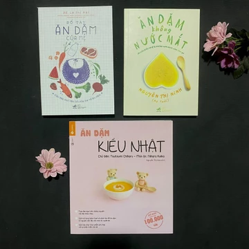 Sách - Combo Sổ Tay Ăn Dặm Của Mẹ + Ăn dặm Kiểu Nhật + Ăn Dặm Không Nước Mắt ( combo, lẻ tùy chọn )