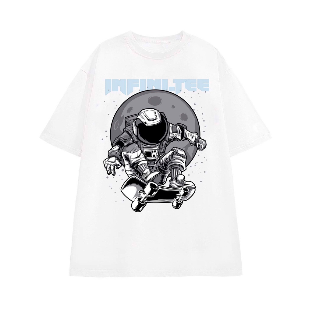 Áo thun INFINITEE Fni0801, 100% Cotton - form rộng Unisex.