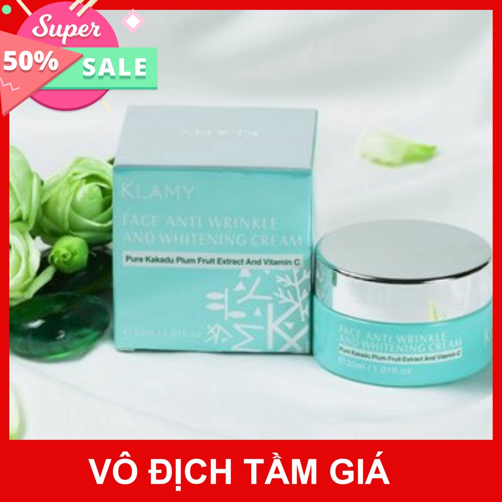 {Úc} Kem dưỡng trắng KLAMY FACE ANTI WRINKLE AND WHITENING CREAM chống ...