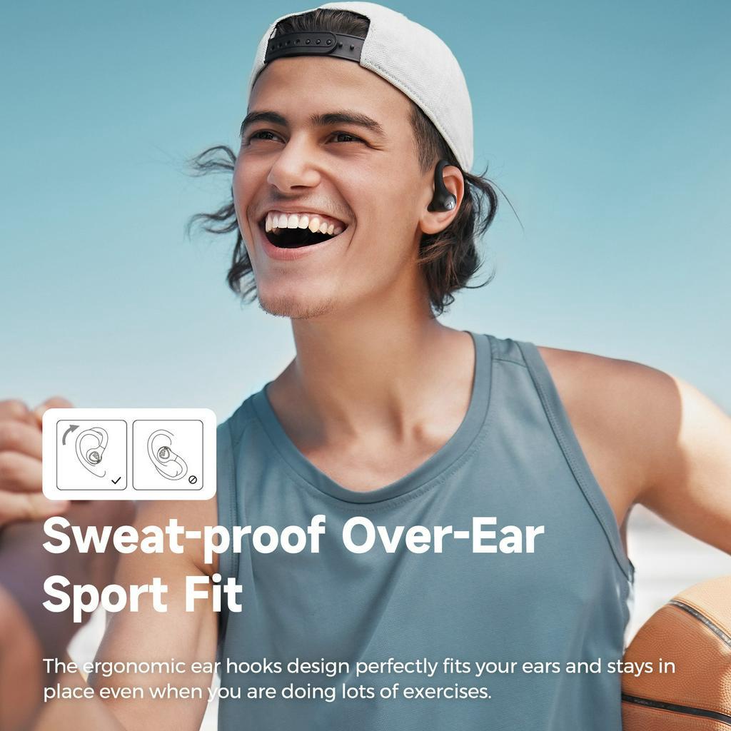 Ảnh SoundPEATS Wings 2 Tai nghe không dây Bluetooth 5.3 IPX4 cánh thiên thần móc vành tai điều khiển cảm ứng 1