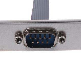 Clip DB9 RS232 COM Conncetor Cáp Máy Tính 9Pin Cổng Nối Tiếp Khung Xe Mở Rộng Vách Ngăn
