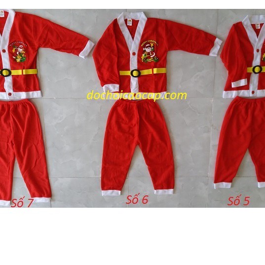 Bộ trang phục noel cho trẻ em - chất nỉ số 3