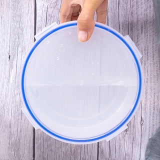 Bộ 3 hộp tròn bảo quản thực phẩm Việt Nhật 6536,bộ 3 hộp tròn có nắp gài đựng thức ăn an toàn tiện dụng  ( H )