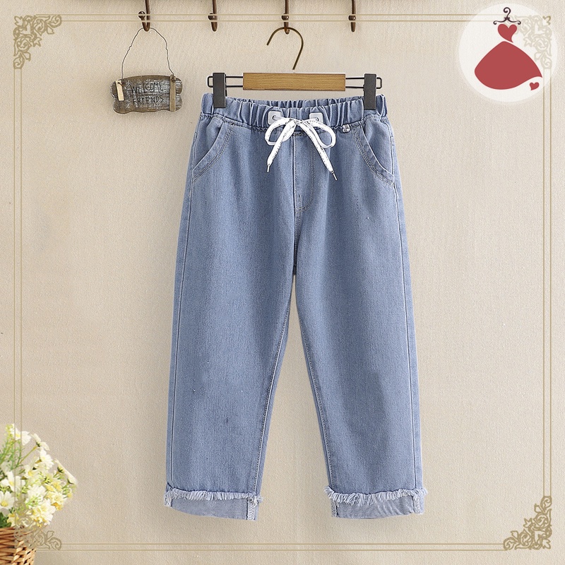 SOBIN BIG SIZE (50-90)KG SÉT ÁO THUN MIX QUẦN JEAN ỐNG SUÔNG NỮ TRẺ ...