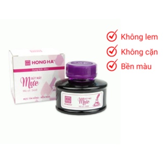 Mực viết máy Hồng Hà- 1 lọ mực nước,thuận tiện, dễ sử dụng, viết trơn, sạch sẽ, phù hợp với trẻ nhỏ