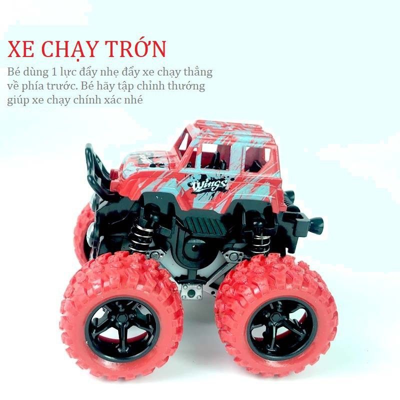 Xe ô tô xe địa hình đồ chơi quán tính bánh đà siêu bền cho bé hàng cao cấp