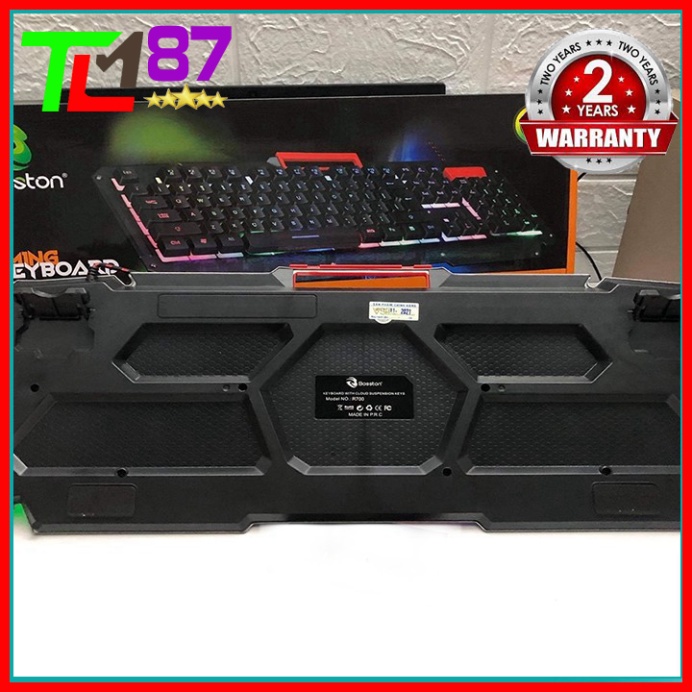 Bàn Phím Máy Vi Tính Laptop Chơi Game BOSSTON R700 Đèn LED 7 Màu - Bàn ...
