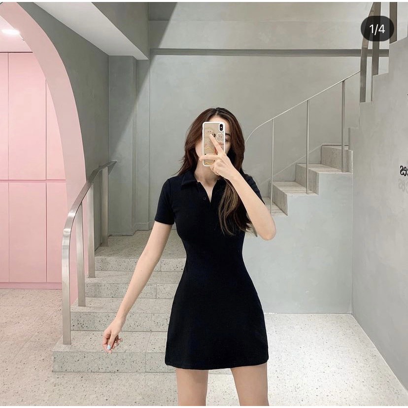ĐẦM PO LO THUN NHIỀU MÀU DỄ MẶC - NOEL DRESS
