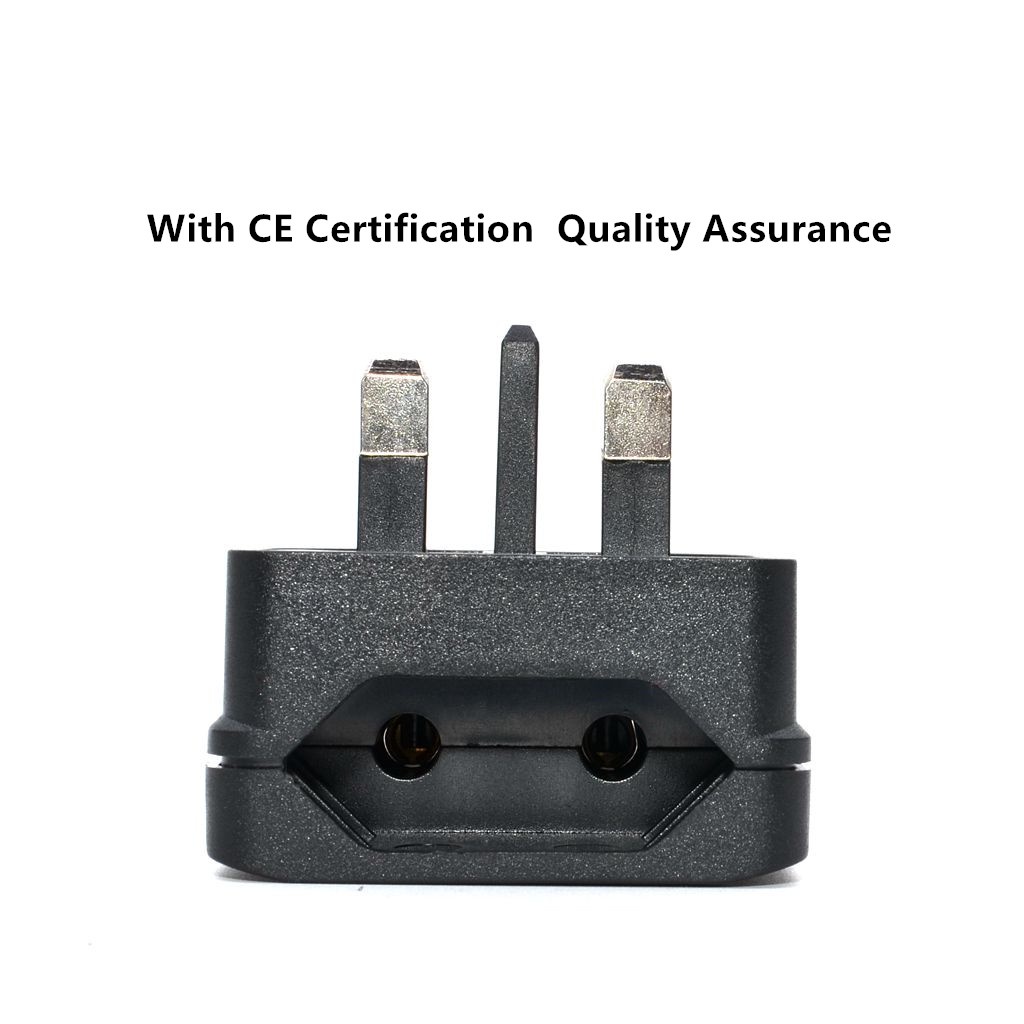 Euro EU 2 Pin Sang Vương Quốc Anh 3Pin Ổ Cắm Du Lịch Cắm Adapter Chuyển Đổi Bộ Sạc Tường Adapter Đầu Nối Nguồn Mới
