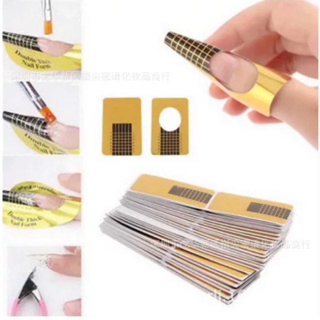 100 cái form hỗ trợ đắp móng giả