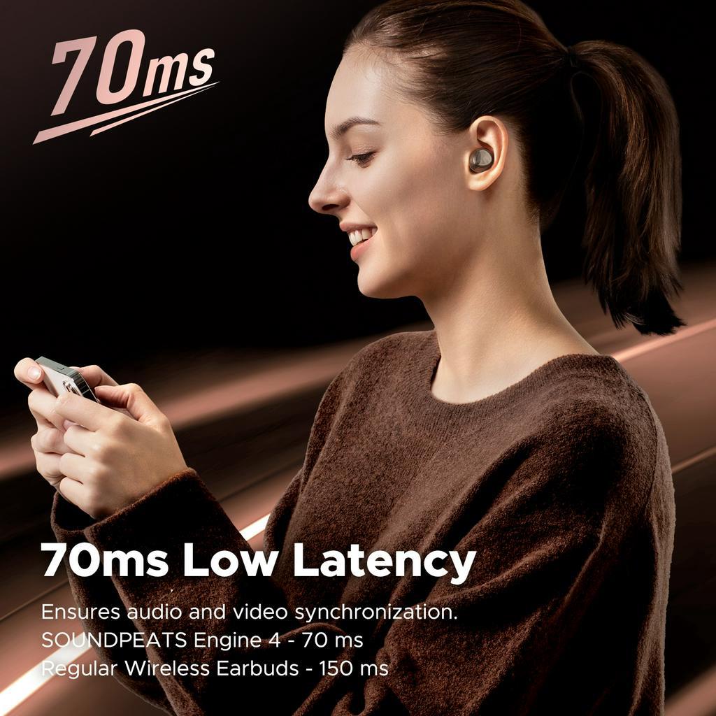 Ảnh SoundPEATS Engine 4 Tai nghe nhét tai SOUNDPEATS kết nối Bluetooth 5.3 không dây 4 làm việc trong vòng 12 giờ 4