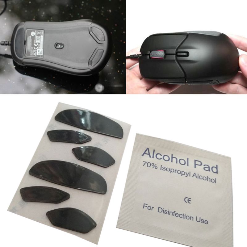Bộ 2 miếng trượt dày 0.6mm gắn đáy chuột máy tính thay thế dành cho Rival 310