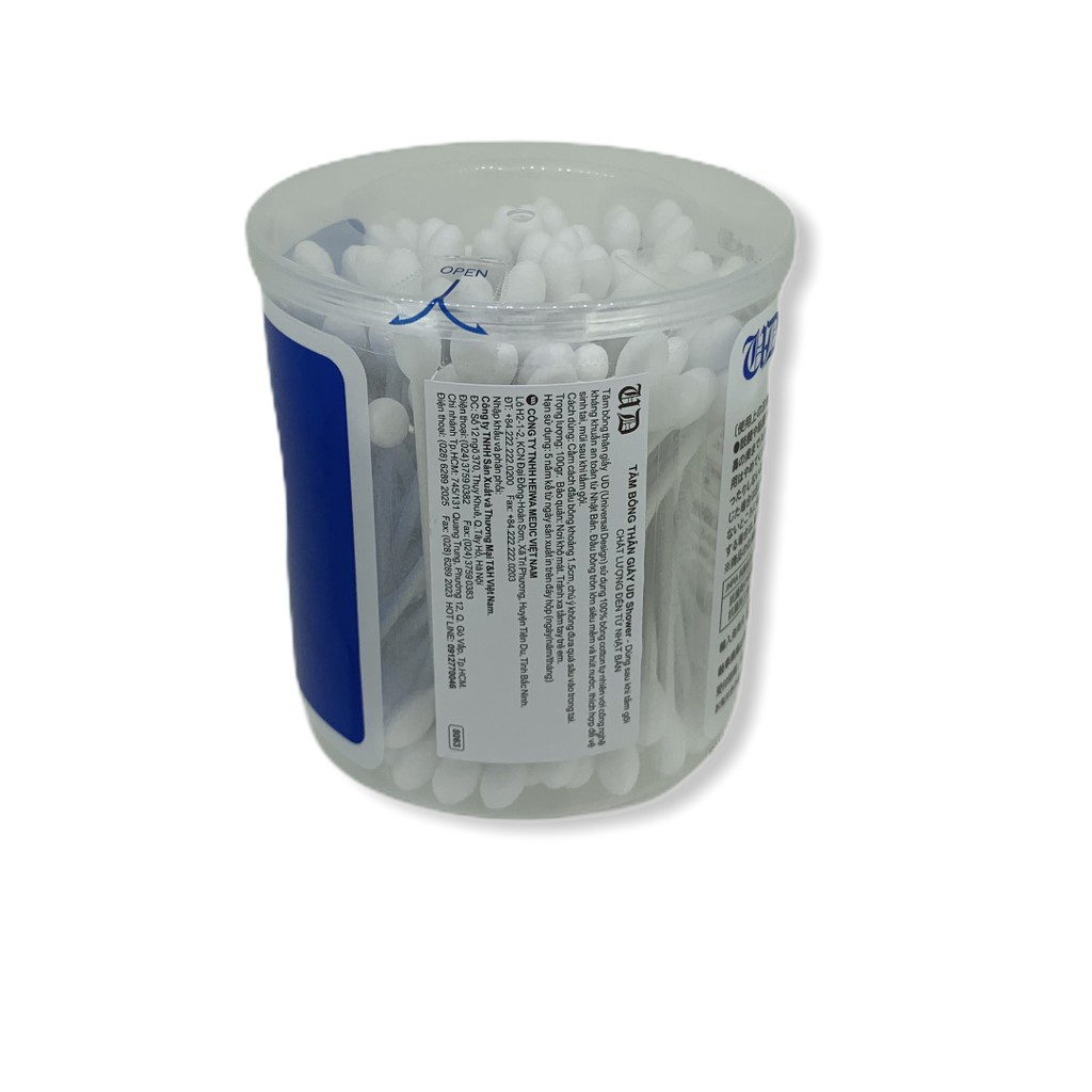 Tăm bông UD Shower 110 cây / hộp ( dùng sau khi tắm gội ) 8135