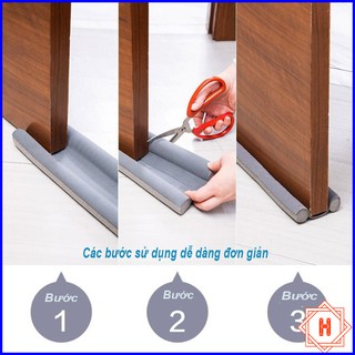 Thanh nẹp xốp chặn đáy khe cửa ngăn tiện dụng { H }