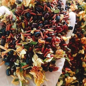 1kg trà hoa ngũ cốc HandMade, tặng kèm 1 chai thủy tinh đựng nước trà